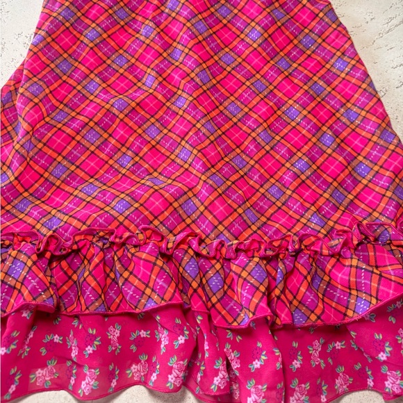 Vintage Victoria’s Secret Y2K Plaid and Floral Babydoll - Picture 3 of 7